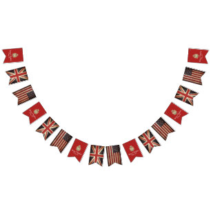 Bandera BRITÁNICA del banquete de boda de la