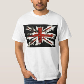 Bandera británica en camiseta