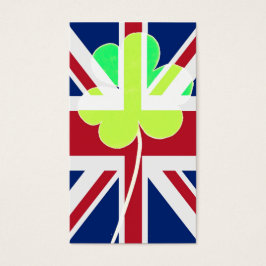 Bandera británica irlandesa Shamrock Clover St. Pa