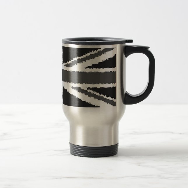 Bandera BRITÁNICA - taza del viaje (Derecha)