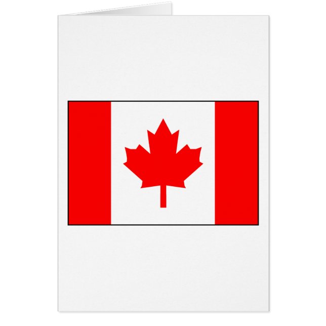 Bandera canadiense (Frente)