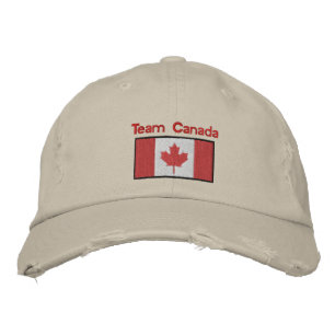 Bandera canadiense bordada gorra