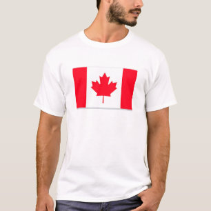 Bandera canadiense. CANADÁ. Camiseta