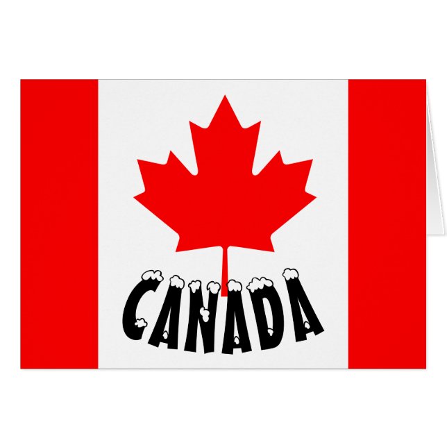 Bandera canadiense de arce rojo brillante (Anverso (Horizontal))