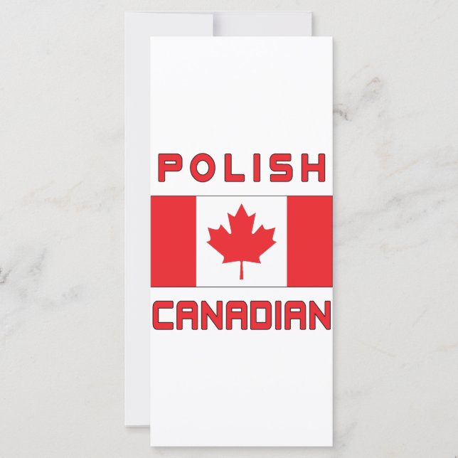 Bandera canadiense polaca (Anverso)