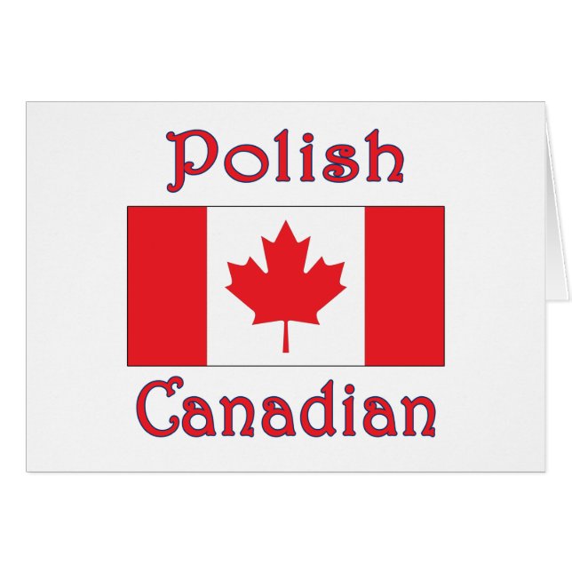 Bandera canadiense polaca (Anverso (Horizontal))