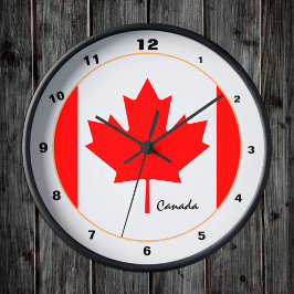 Bandera canadiense, reloj de moda/diseño de moda d