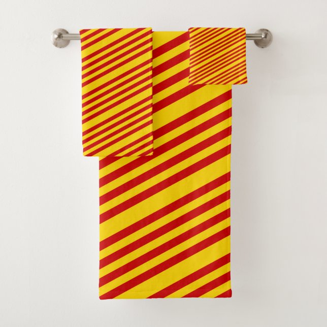 Bandera catalana y catalán - La Senyera/baño (In situ)