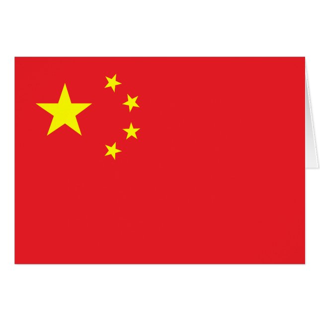 Bandera china (Anverso (Horizontal))
