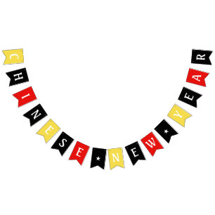 bandera china feliz del fiesta del Año Nuevo