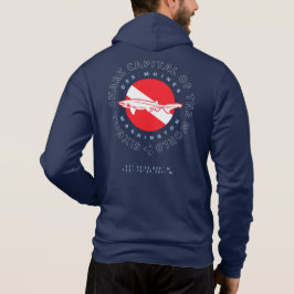 Bandera circular de buceo Camisa oscura
