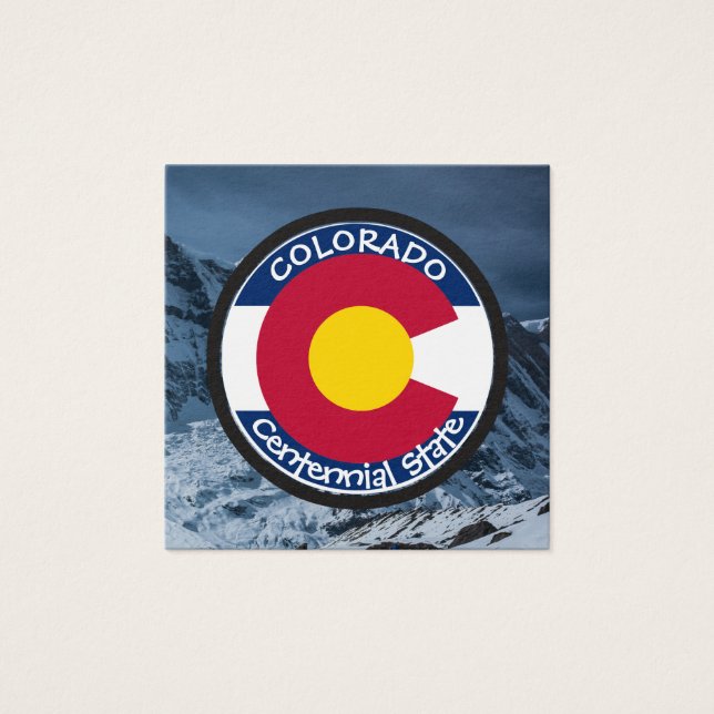 Bandera circular de Colorado (Anverso)