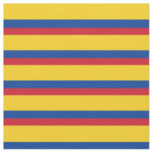 Bandera colombiana y tela de moda colombiana