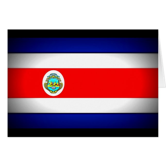 Bandera costarricense estilizada (Anverso (Horizontal))