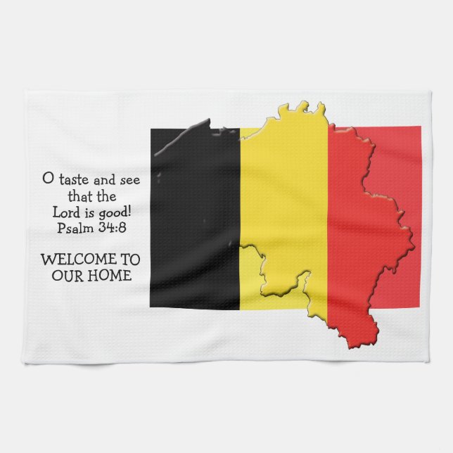 BANDERA cristiana personalizado DE toalla de cocin (Horizontal)