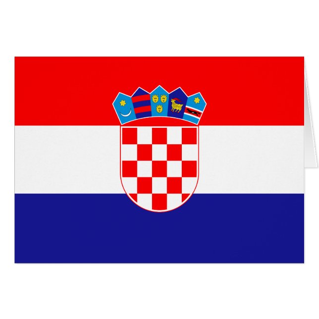 Bandera croata (Anverso (Horizontal))