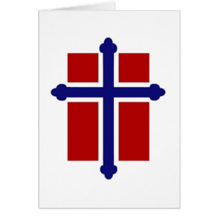 Bandera cruzada noruega