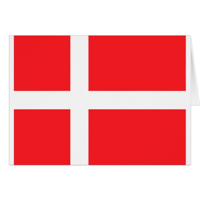 Bandera danesa (Anverso (Horizontal))