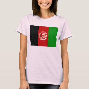 Bandera de Afganistán x Mapa camiseta