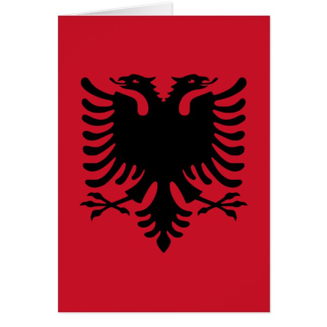 Bandera de Albania (Frente)