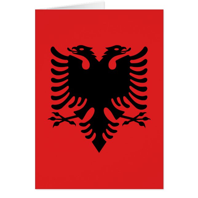 Bandera de Albania (Frente)