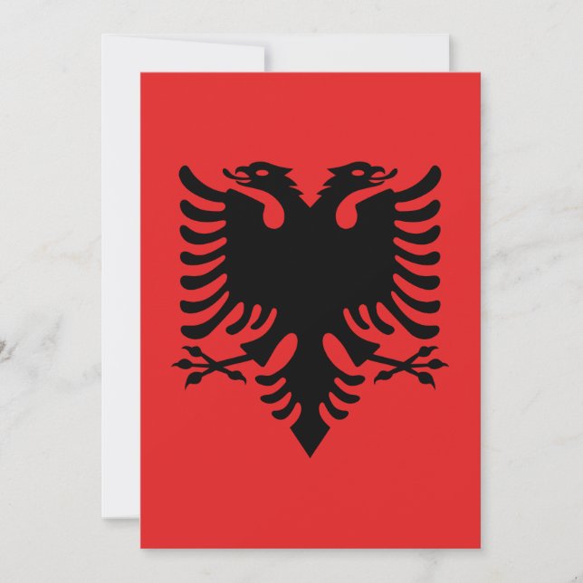 Bandera de Albania (Anverso)