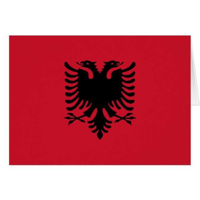 Bandera de Albania (Anverso (Horizontal))