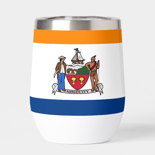 Bandera de Albany, Nueva York (Trasero)