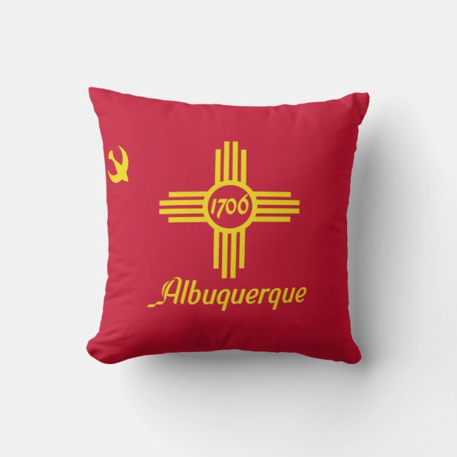 Bandera de Albuquerque, Cojín decorativo Nuevo Méx (Anverso)