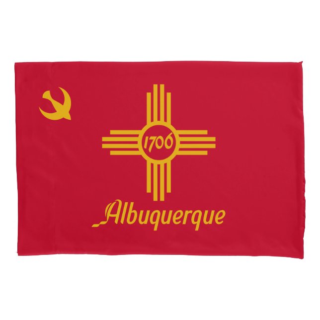 Bandera de Albuquerque, funda nórdica de Nuevo Méx (Anverso)
