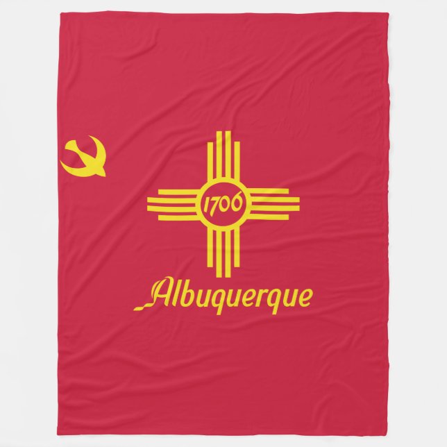 Bandera de Albuquerque, manta de flechas de Nuevo  (Anverso)