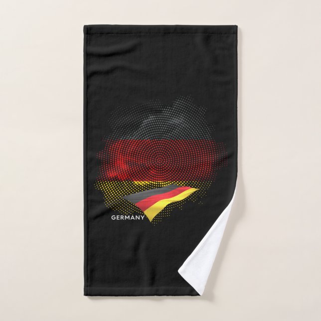 bandera de Alemania (Toalla de mano)
