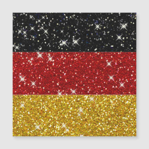 Bandera de Alemania Purpurinas con espárragos
