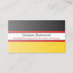 Bandera de Alemania, tarjeta de visita