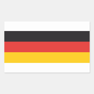 Bandera de Alemania x20 pegatinas bandera de rectá
