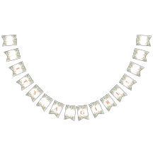 Bandera de amarre floral de chile