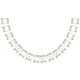 Bandera de amarre floral de chile