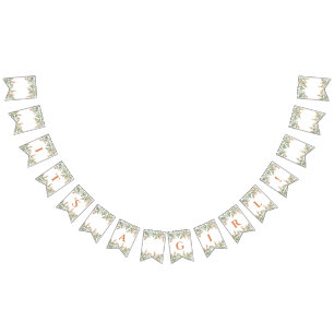 Bandera de amarre floral de chile