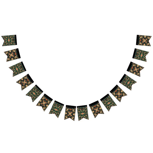 Bandera de amarre floral romántica (Todo)