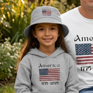 Bandera de América 1776 a 2026 Estados Unidos 250