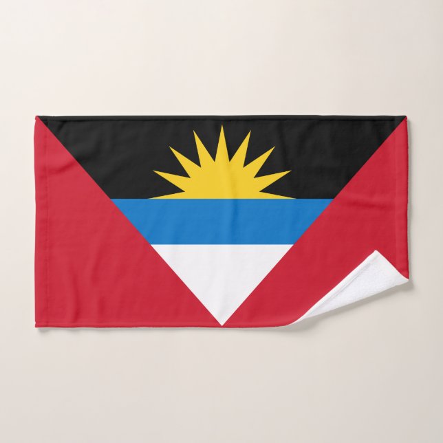Bandera de Antigua y Barbuda (Toalla de mano)