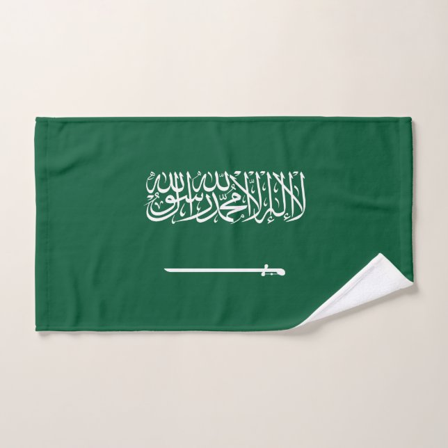 Bandera de Arabia Saudita (Toalla de mano)