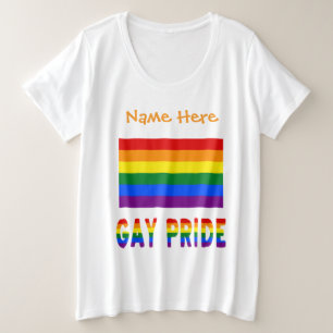 Bandera de arcoíris de Orgullo Gay Personalizada