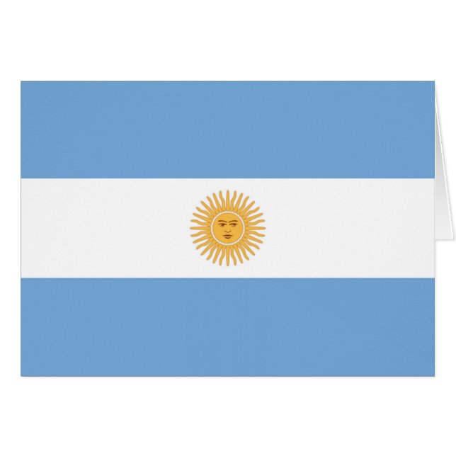 Bandera de Argentina (Anverso (Horizontal))