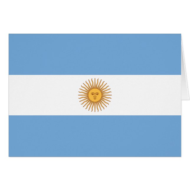 Bandera de Argentina (Anverso (Horizontal))