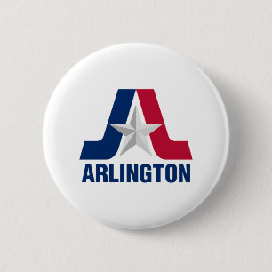 Bandera de Arlington, botón de Texas