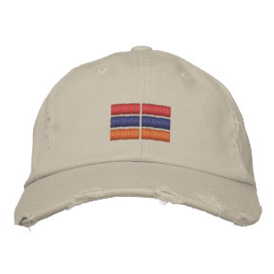 Bandera de Armenia bordada gorra de béisbol