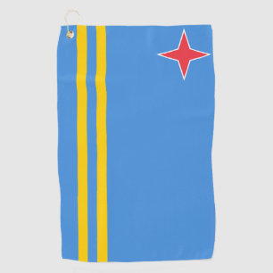 Bandera de Aruba Toalla de Golf