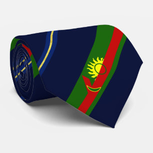 Bandera de Atenas (Georgia), corbatas de cuello