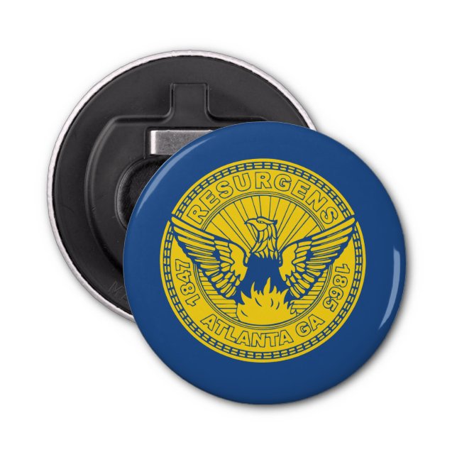 Bandera de Atlanta, abridor de botellas de Georgia (Anverso)